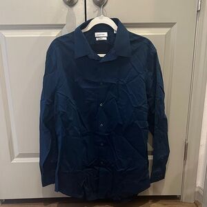 Calvin Klein Deep Blue Dress Shirt